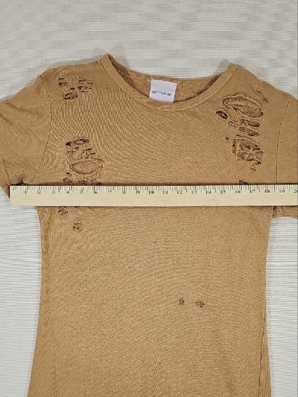Better Be Camel Tan Crewneck Knit Top - Picture 4 of 5